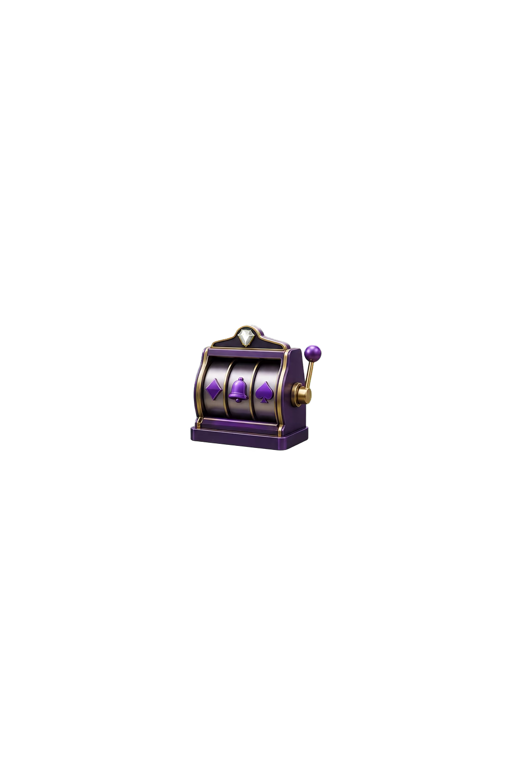 Cazimbo slot machine with green and purple casino symbols